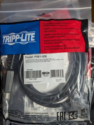 Tripp-Lite P581-006 DisplayPort to DVI-D Single Link Device M to M 6 foot
