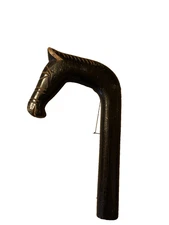 Antique Walking/swagger-stick/riding cane. 36" Roughly See Pics Horse Carving