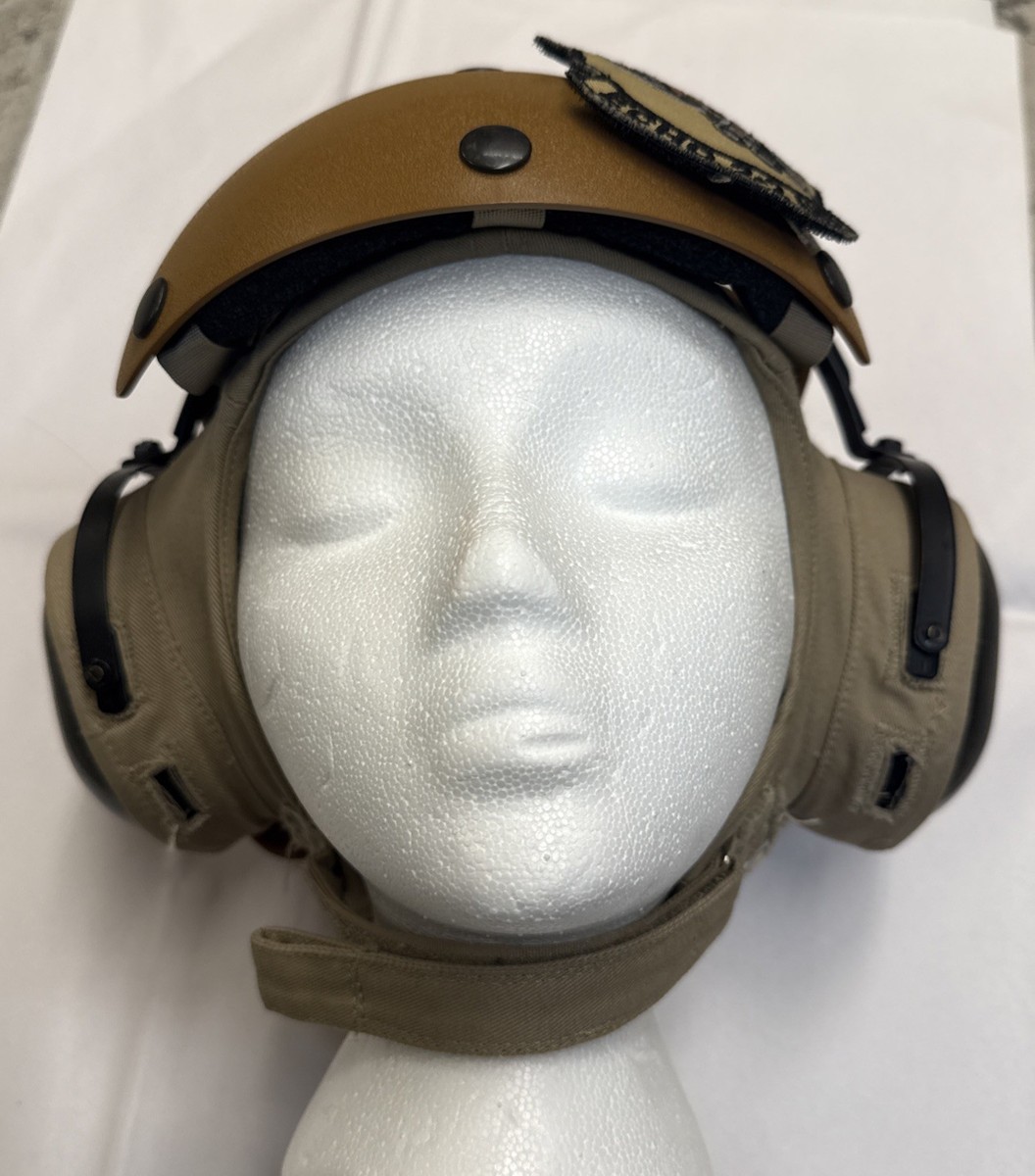 Rare! Navy Helmet 6 3/4 Cloth Impact Resistant Flight Deck Crewman