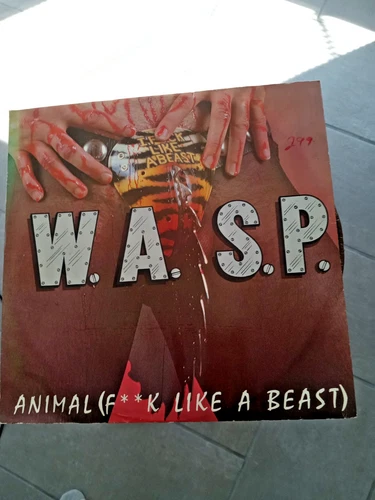 WASP - Animal (F**K Like Beast) MFN 12 Kut 109 France  Pink Vinyl Metallica 1984