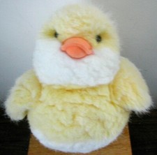 Cute Plush RUSS BERRIE WADDLES YELLOW EASTER CHICK Sits 10" High EUC