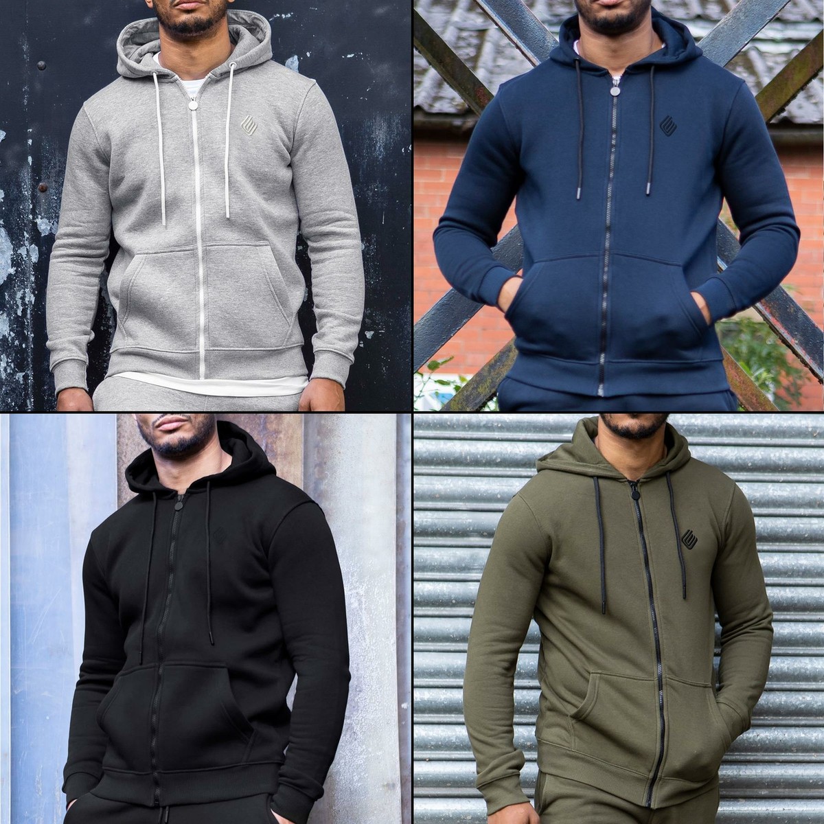 winter zipper hoodies