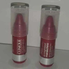 2 NEW Clinique Chubby Stick Intense Moisturizing Lipstick Mightiest Maraschino