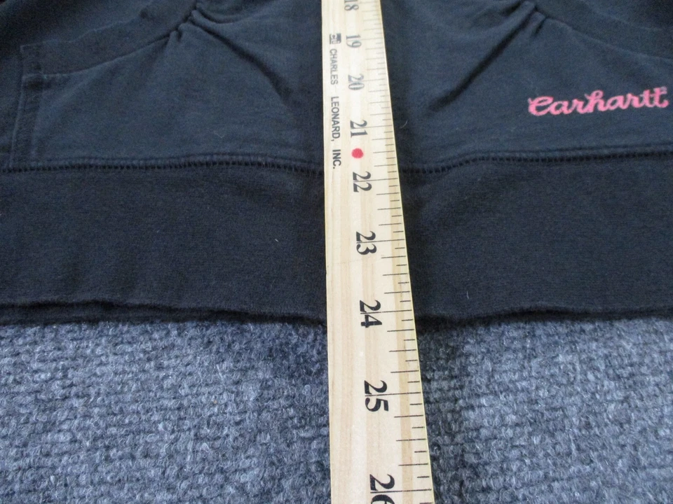 Chaqueta Carhartt Mujer M Negra Exterior Logo Ropa de Trabajo Senderismo Pista Activa Adulto Foto 4 de 4