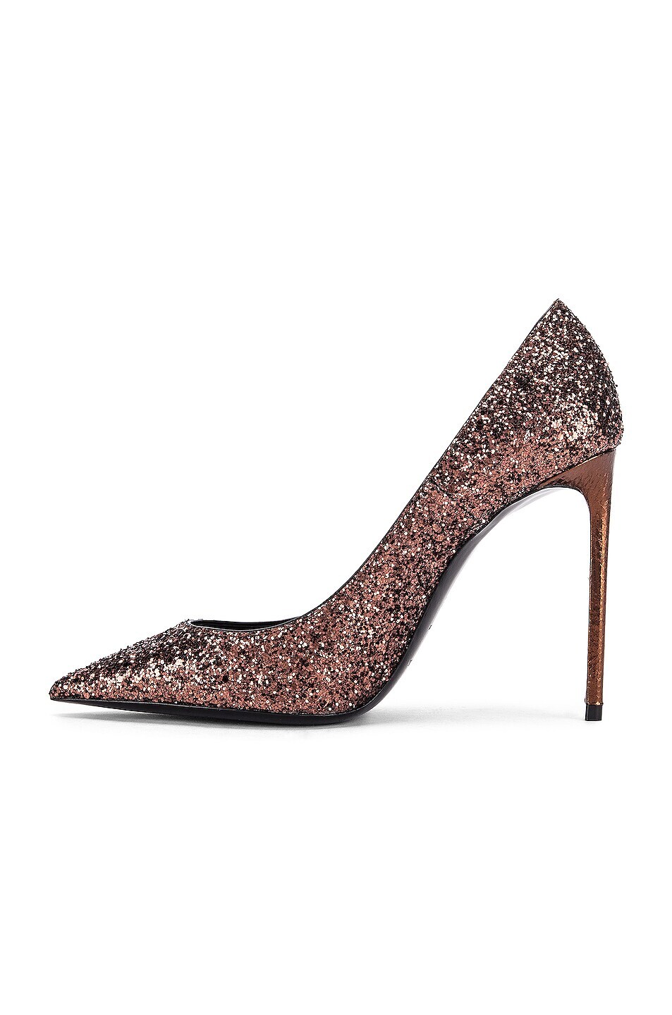 Décolleté glitter Saint Laurent Zoe prezzo al dettaglio $895