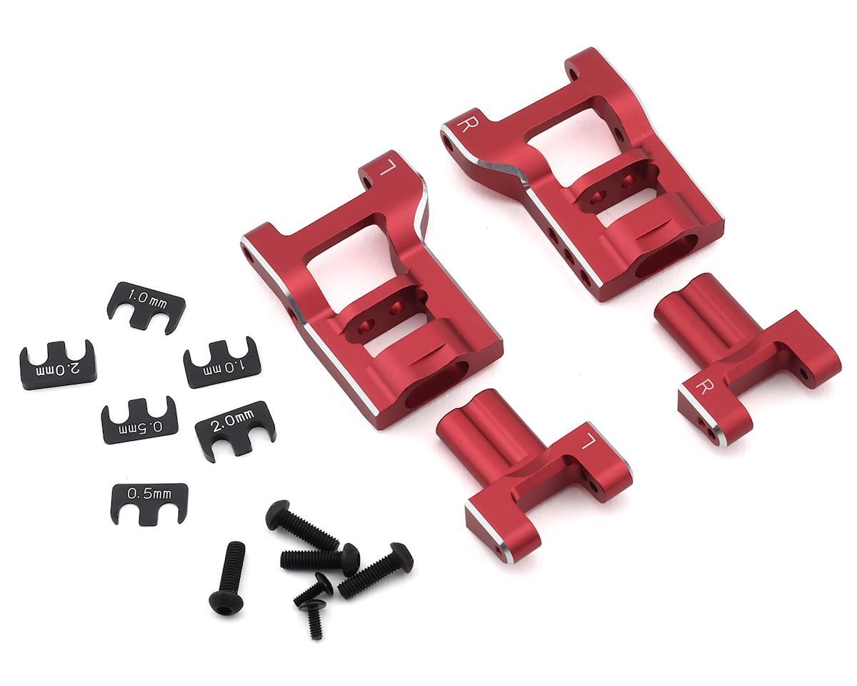 Yokomo YD-2 Aluminum Adjustable Rear Short H Arm Kit (Red