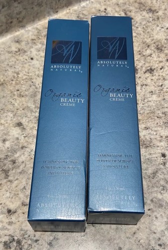 Absolutely Natural Organic Beauty Creme 4 Ounces 1.2 ml. 2 Pack Bundle - 第 1/4 張圖片
