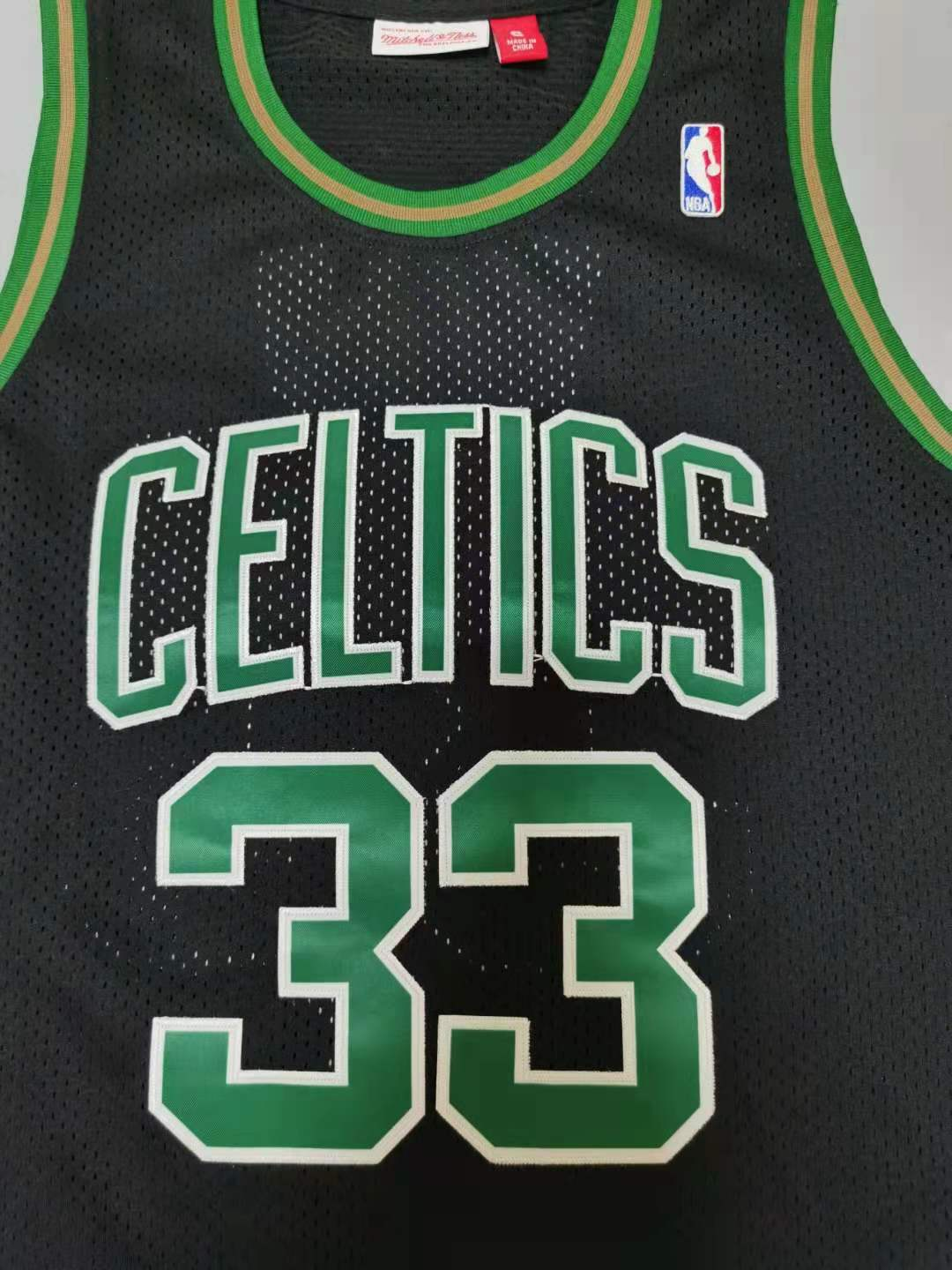 Boston Celtics Larry Bird 33 Throwback sewn fan jerseys eBay