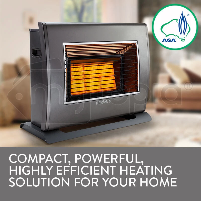 BROMIC Indoor Room Heater Gas 2 in 1 Convection Radiant Supaheat II | eBay