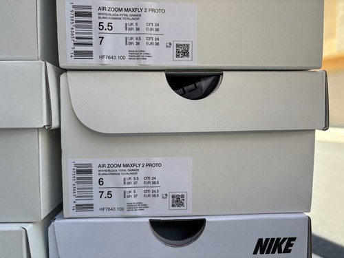 Nike Maxfly 2 Proto Track & Field Sprinting Spikes HF7643-100 100 to 400 meters - Picture 15 of 15