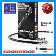Fits SUZUKI GSF650A BANDIT ABS 07-13 Goodridge Gold Fr Brake Hoses SU0663-5FC-GD