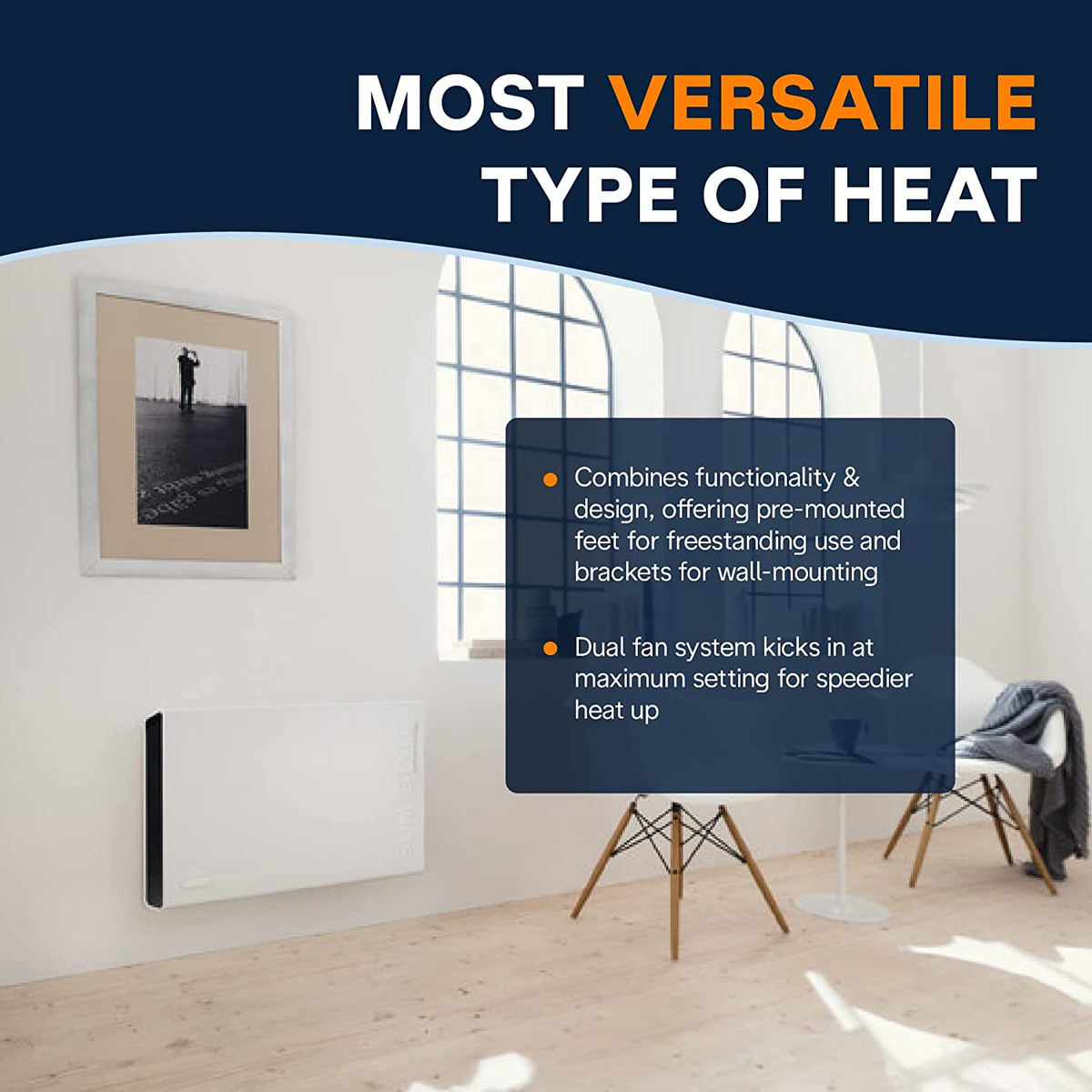 Deu0026#039;Longhi Convection Panel Heater, Full Room Quiet 1500W | eBay