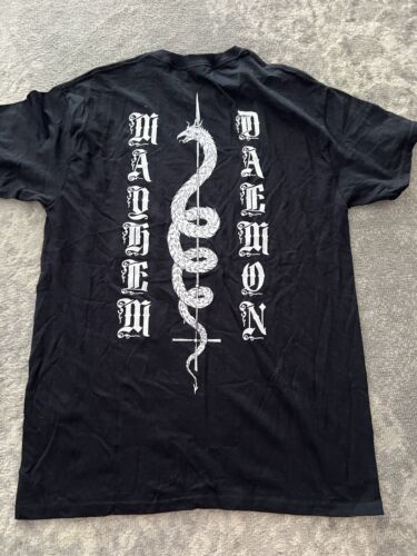 The True Mayhem T-Shirt Norwegian Black Metal Band Daemon Men’s M Goth Satan - Picture 3 of 8