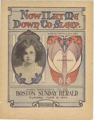 Now I Lay Me Down To Sleep, newspaper supplement,  1904