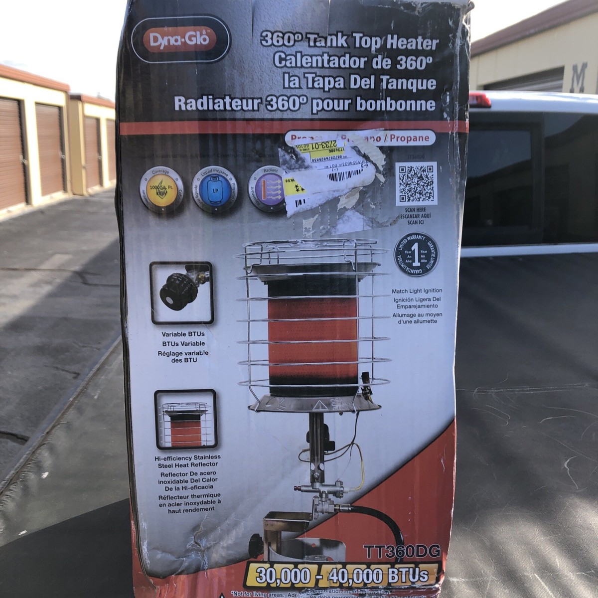 Dyna-Glo - 360 Degree Tank Top Propane Heater - 30,000-40,000 BTU s.  TT360DG 872076025030 | eBay