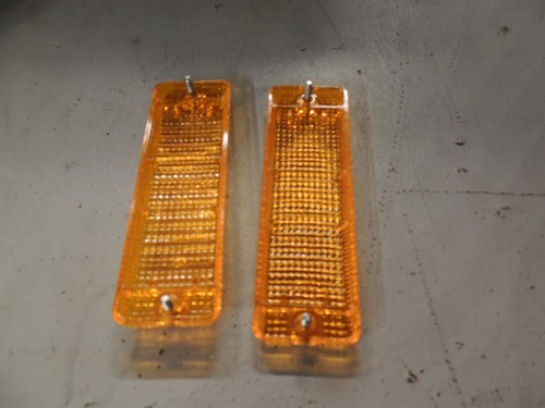 Vw mk1 Rabbit Jetta bumper marker light lens. NOS OEM GERMAN HELLA NEW.PAIR.