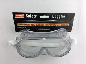 safety goggles over glasses clear lens