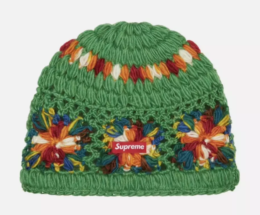 Bonnet Supreme au Crochet (SS25) (Envoi Rapide)