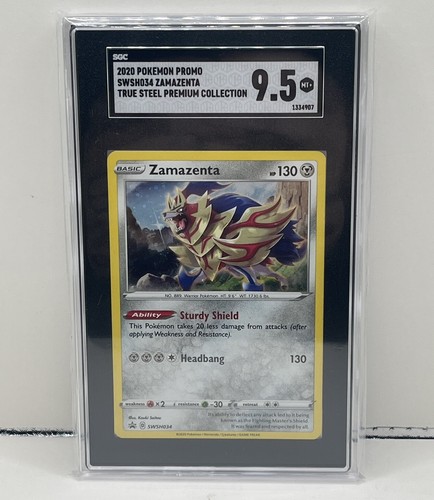 Zamazenta graded SGC 9.5 for sale on eBay