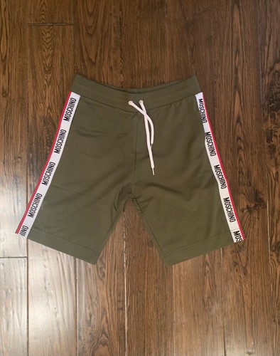 Moschino Side Tape Logo Olive Oil 