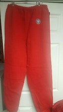 RUSSELL ATHLETIC DRI POWER RED SWEATPANTS SIZE XLARGE