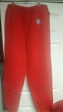 RUSSELL ATHLETIC DRI POWER  RED  SWEATPANTS    SIZE  XLARGE