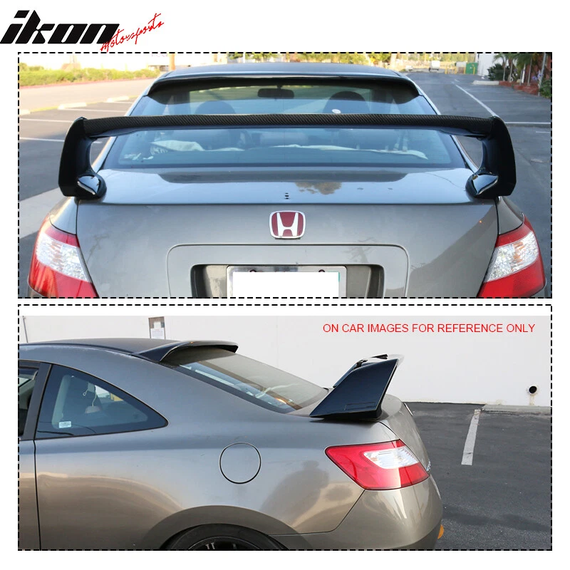 Fits 06-11 Honda Civic Mugen Style Carbon Trunk Spoiler Painted #NH700M Silver Foto 2 de 4