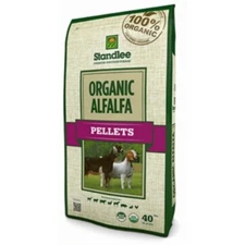 Standlee Hay 40 lbs Premium Organic Alfalfa Pellets - Horse feed