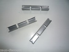 Niro Edelstahl Gittermattenverbinder Mattenverbinder Zaun Verbinder Doppelstab