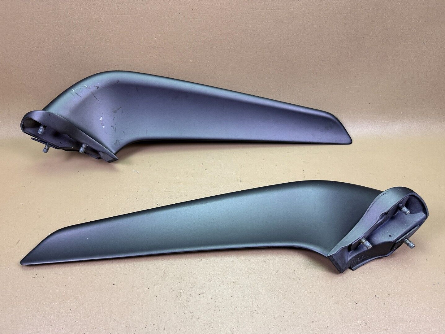 2010-2015 FERRARI 458 ITALIA FRONT LEFT & RIGHT BUMPER SPOILER SPLITTER SET OEM