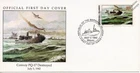 1942 WWII CONVOY PQ-17 DESTROYED / British Merchant Navy Ships Stamp FDC