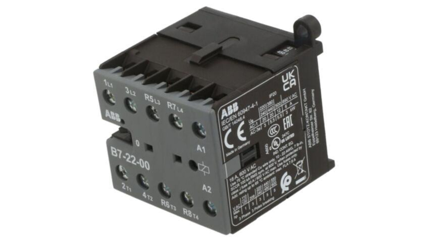 B7-22-00-02 Contactors 4 Pin, NC x2 + NO x2, 42VAC, 7A, B7, -20÷55C /T2UK