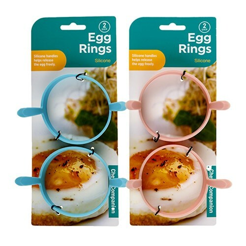 2 PCS 8 CM EGG Rings - Silicone - Temperature Resistant - easy clean - Picture 1 of 1