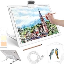 A3 Light Pad - Rechargeable Diamond Painting Light Board A3 Rechargeable White