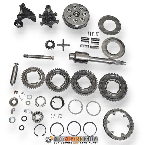 Gear Box Kit 23 Cogs 7 Springs Clutch 65 Cogs Crono Fit For Vespa P200 P200E LML - Picture 21 of 23