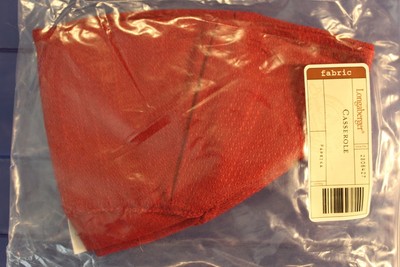 Longaberger Paprika Red American Craft Originals ACO Casserole Basket Liner NEW