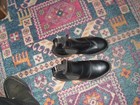 Vintage deadstock new military/motorcycle leather men's steel toe boots 7 1/2