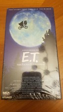 E.T. The Extra Terrestrial VHS Green Flap WITH MCA WATERMARK SEAL - MINT 