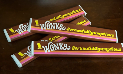 Willy Wonka & Chocolate Factory Prop Replica Scrumdiddlyumptious