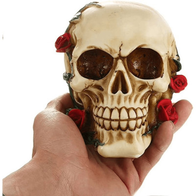 Skull  Resin, plaster, soap, candle mold