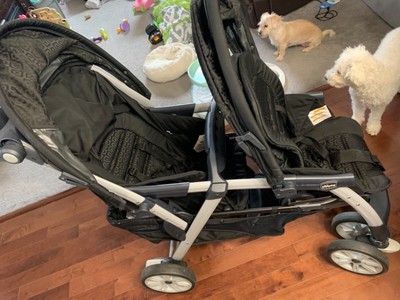 used chicco double stroller
