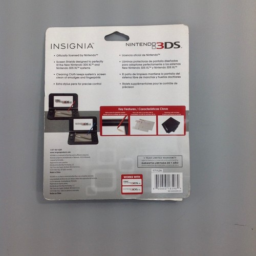 Kit proteggi schermo e stilo Insignia per New Nintendo 3DS XL - NS-G3DSSPK101 - Foto 2 di 2