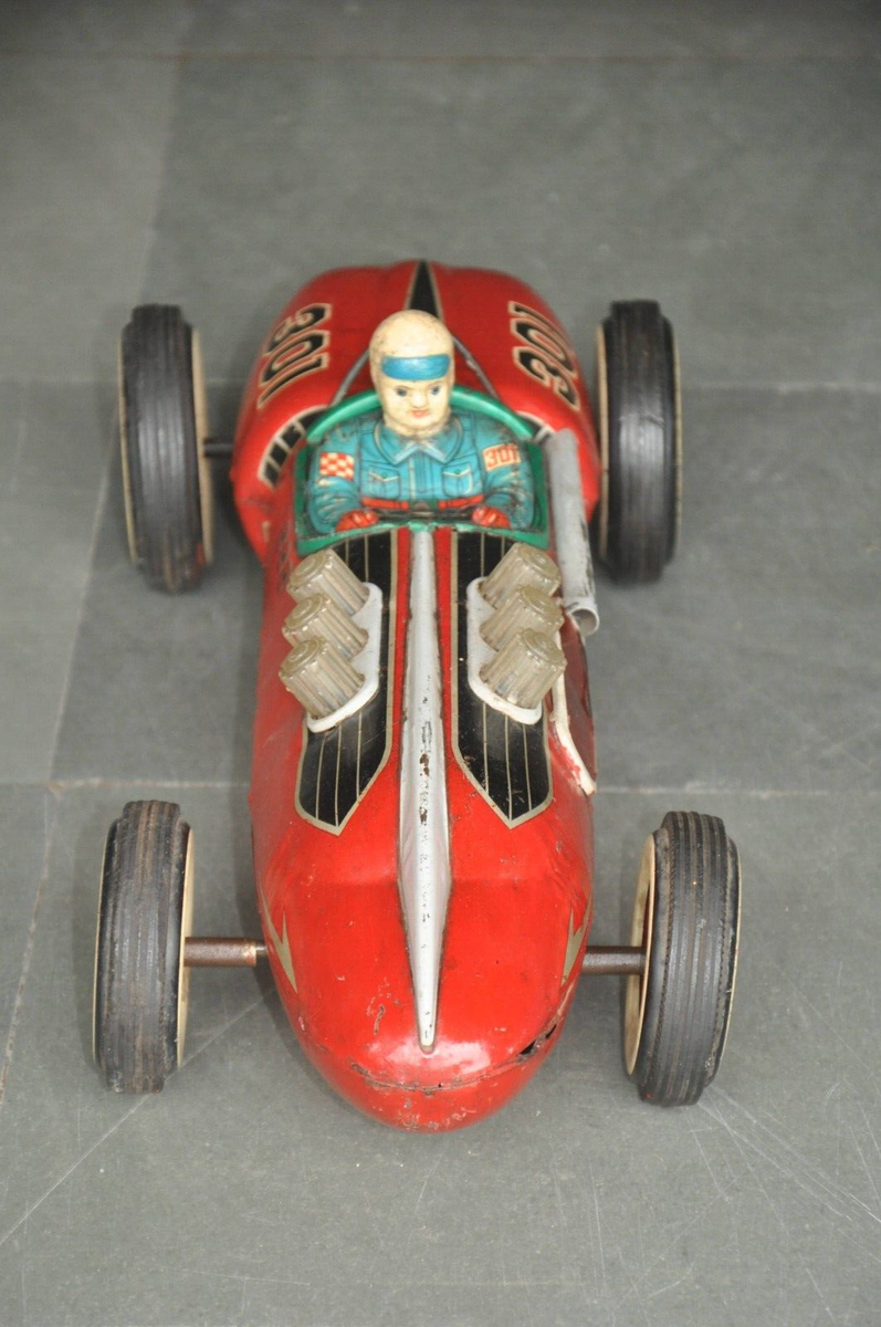 Vintage Big Battery MT Trademark Champion Racer No.301 Car Vintage Big Battery MT Trademark Champion Racer No.301 Car