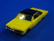 New 67 Yellow/Black GTO MoDEL MoToRING T-jet HO Scale Slot Car Body Aurora RRR