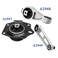 3pcs Engine Motor & Transmission Mount for 2000-2005 Dodge Neon l4 2.0L AUTO