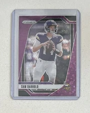 2024 Prizm Sam Darnold No Huddle Purple /49 #185 Color Match!!
