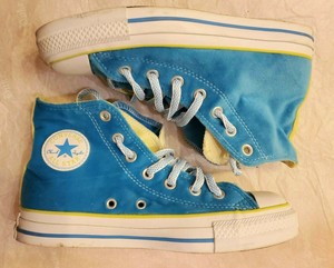 converse verde neon