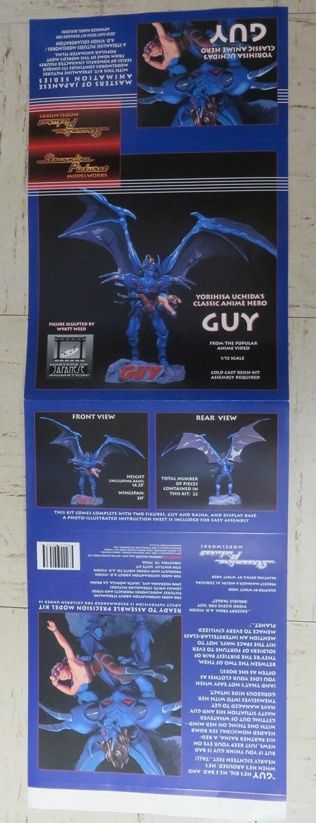 Figurine Résine STREAMLINE PICTURES 1:12 – Kit Yorihisa Uchida's Guy, Anime Japonais