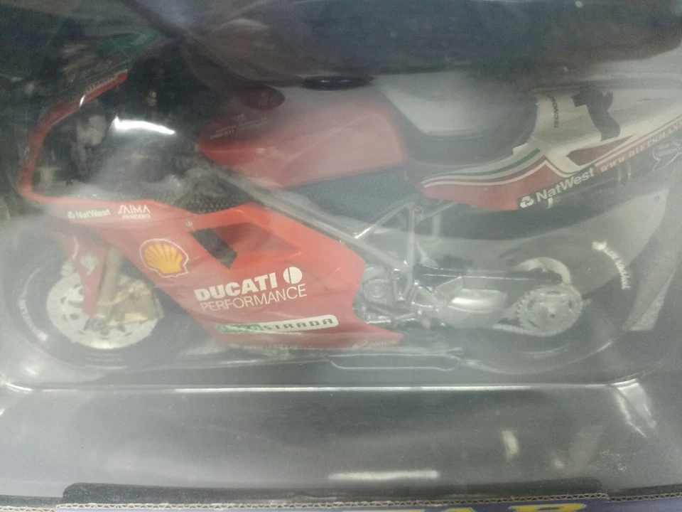 Protar Ducati 996 Fogarty Carl 1999 White Metal Part Scala 1/9-Y1-I10 - Immagine 2 di 4