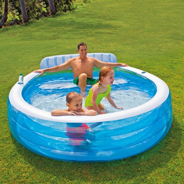 Intex Family Lounge Pool Swim Center Planschbecken 229X216X76 Cm 57190NP-image